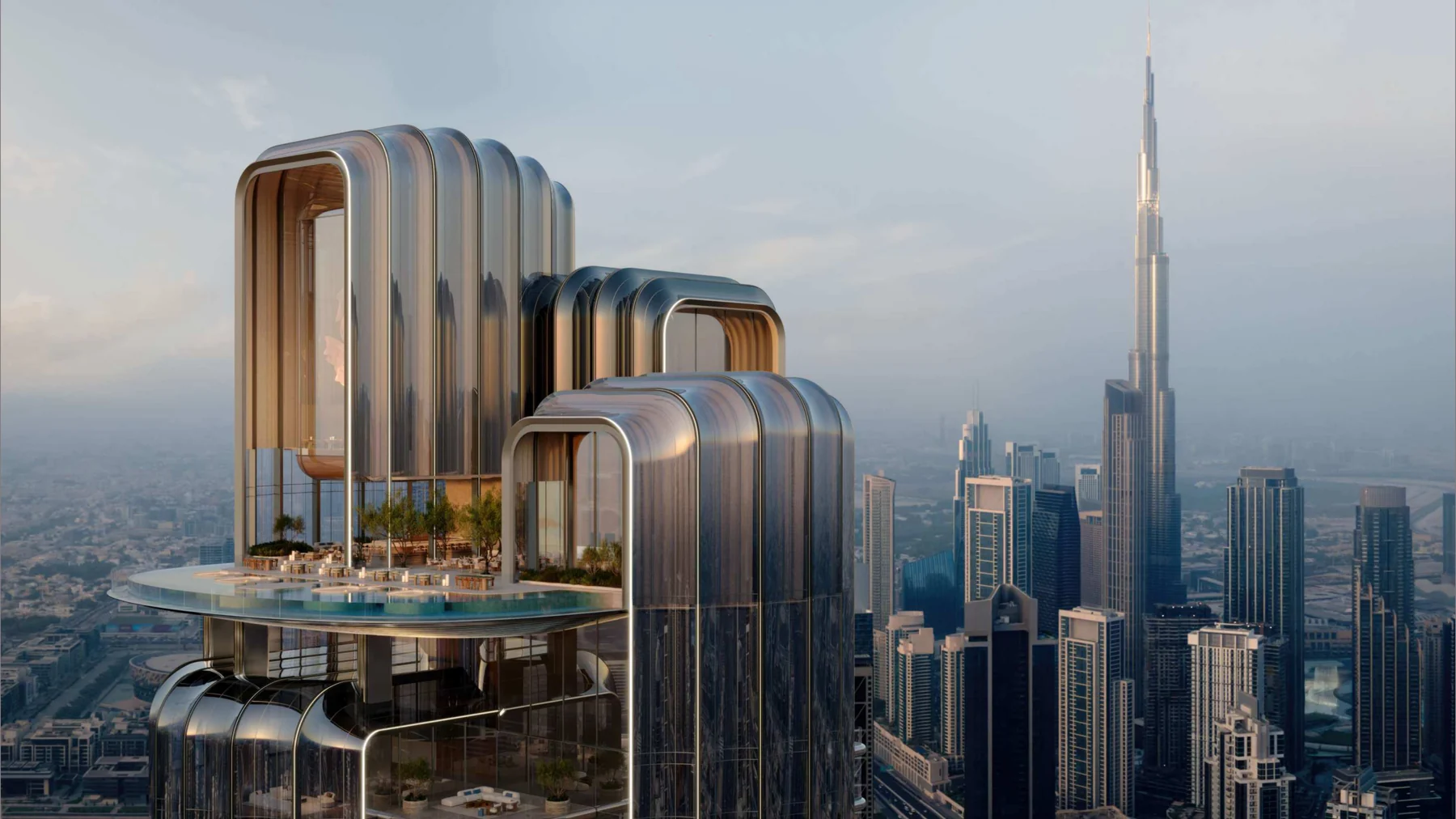 LUMENA ALTA and Dubai business district skyline