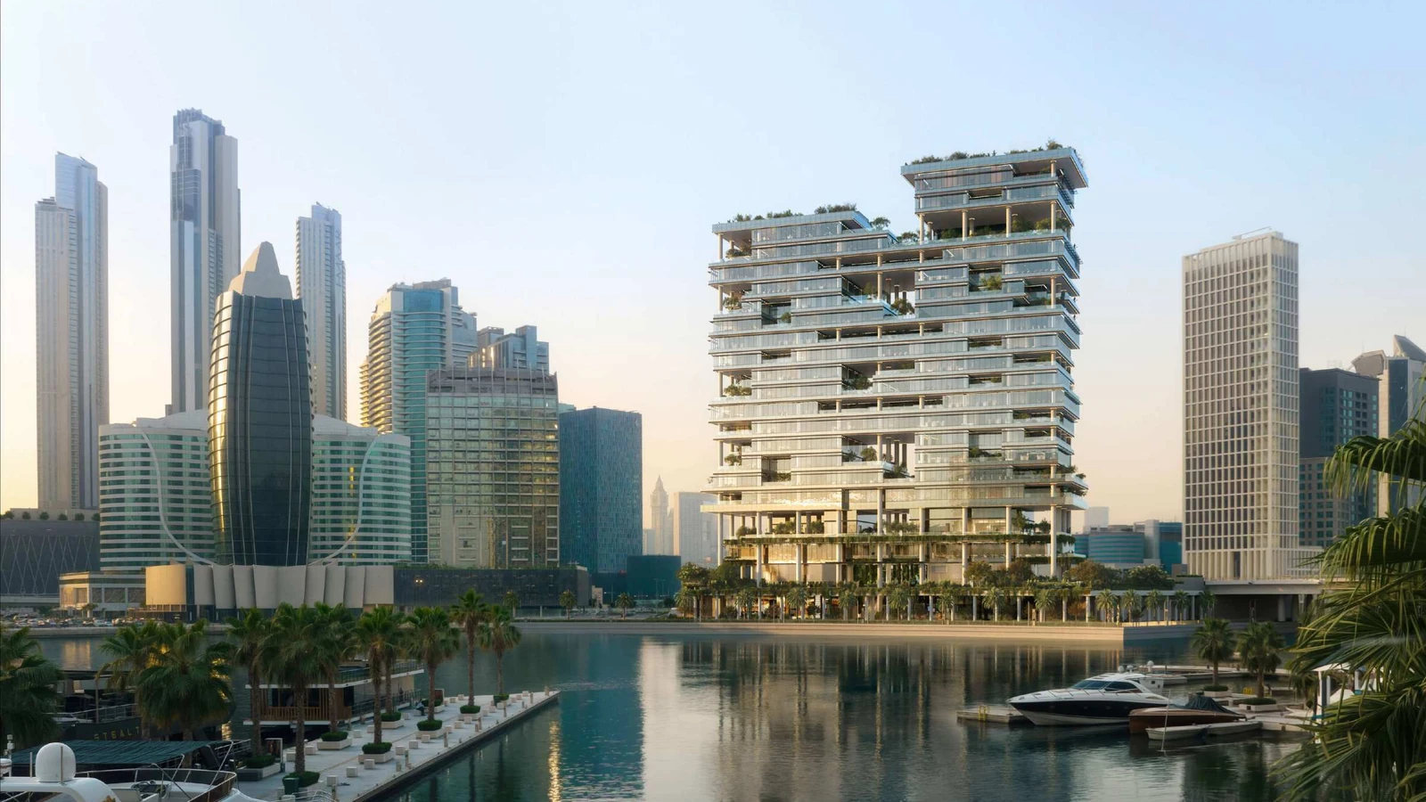 ENARA by OMNIYAT Marasi Bay brochure render