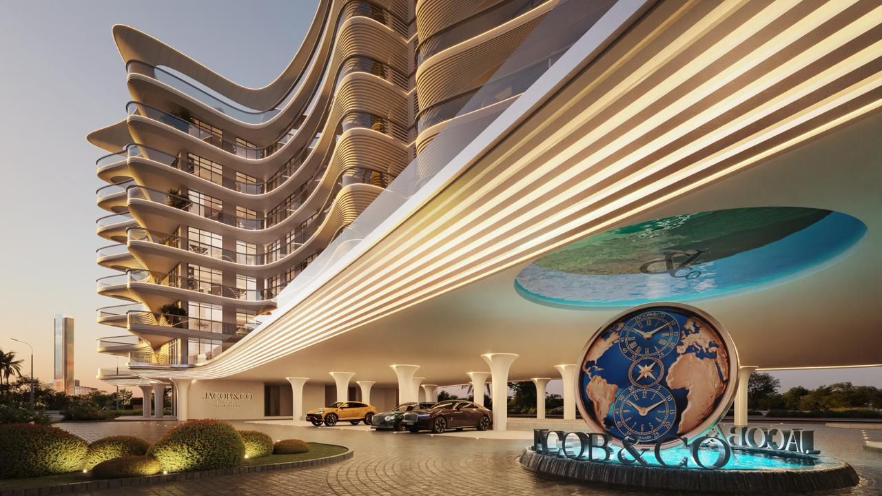 Jacob and Co Residences Al Marjan Island project render