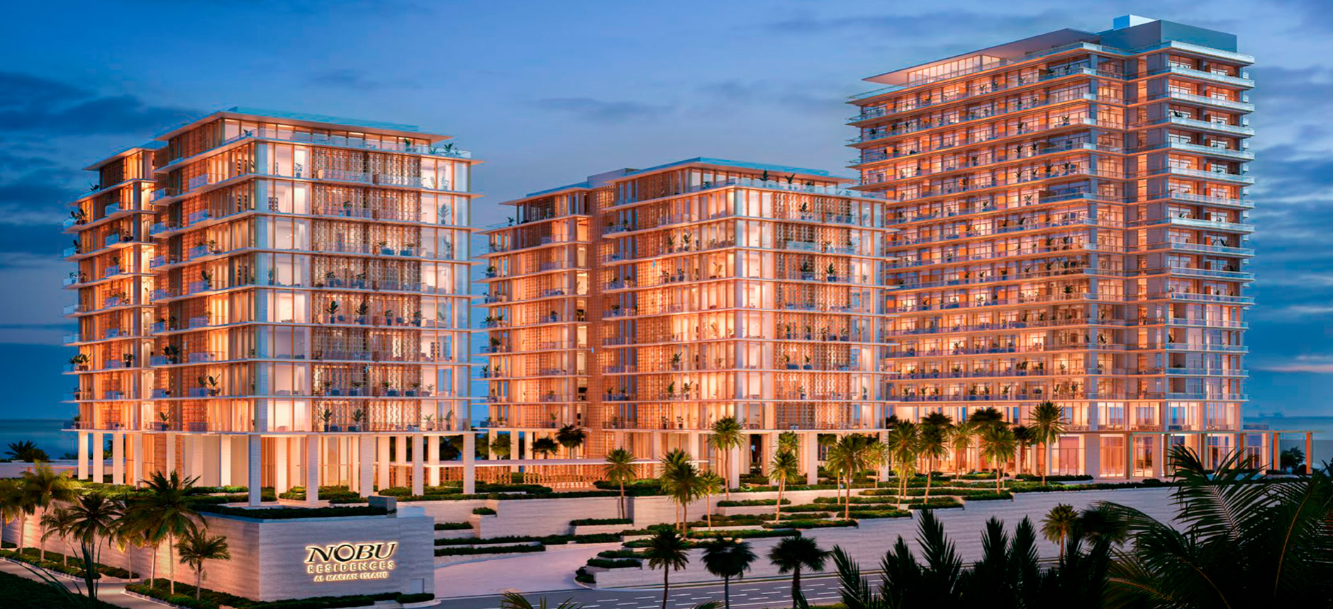 Nobu Residences Al Marjan Island project render
