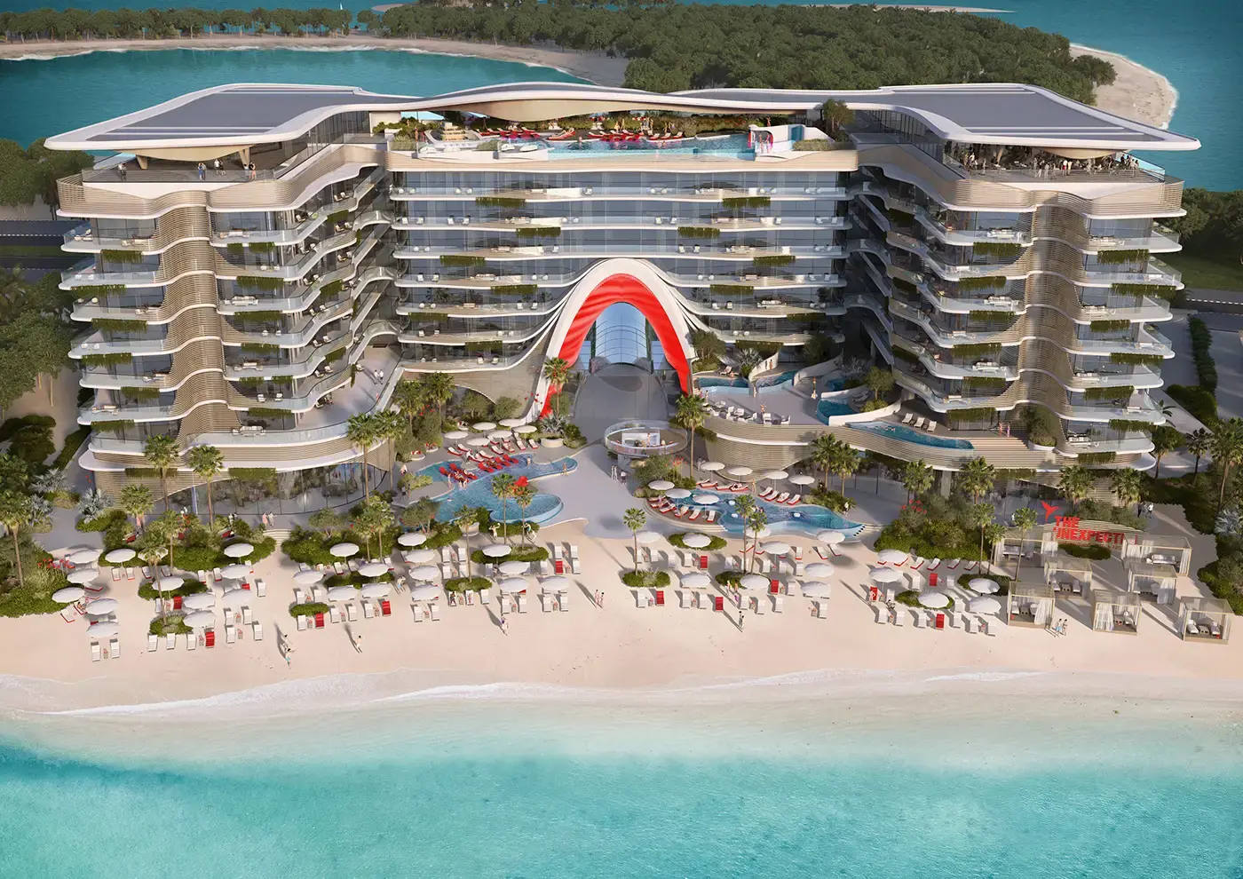 The Unexpected Al Marjan Island project render